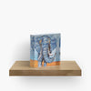 Blue Lucky Elephant Acrylic Block