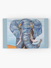 Blue Lucky Elephant Hardcover Journal