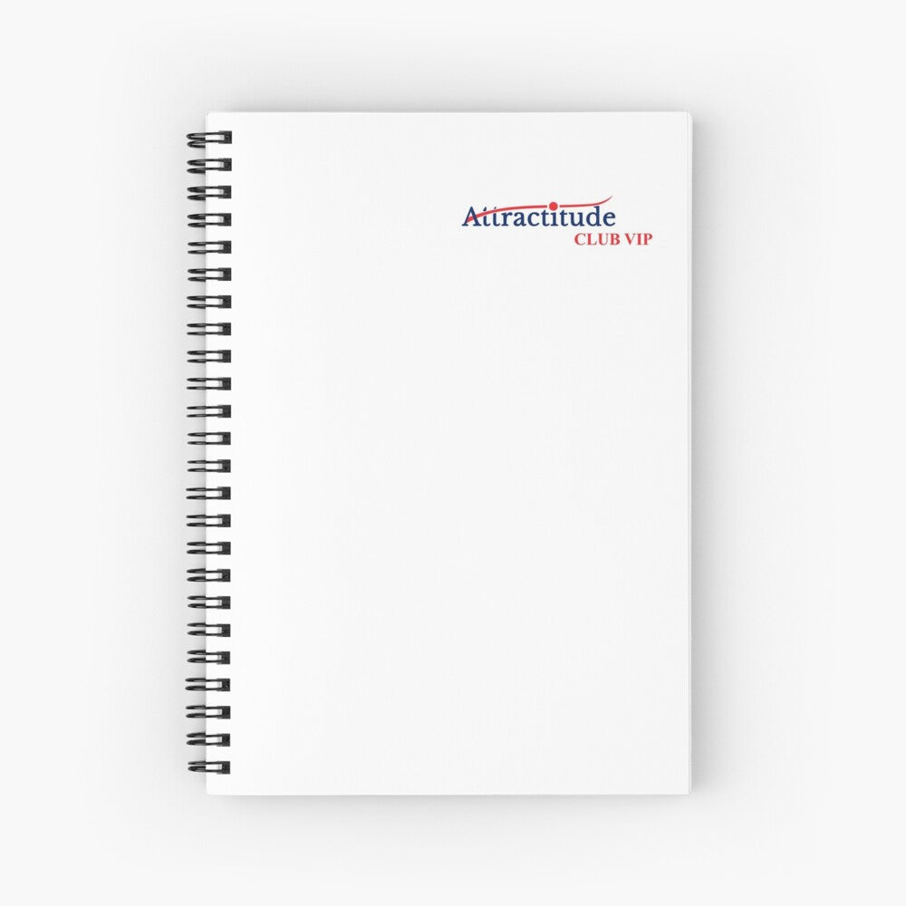 Attractitude VIP club Spiral Notebook