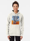 Blue Lucky Elephant Pullover Hoodie