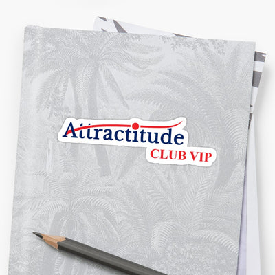 Attractitude VIP club Sticker
